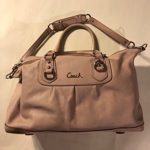 Coach Light Pink Leather Purse